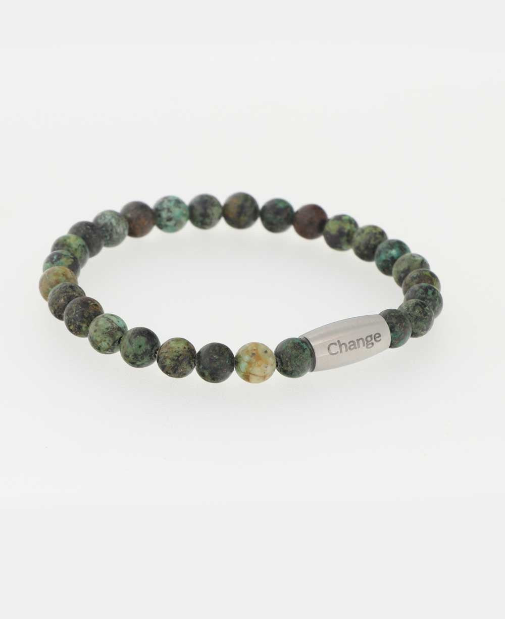 Change African Turquoise Gemstone Bracelet - Bracelets 7"