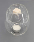 Clear Glass Oil or Wax Melt Burner - Incense Holders