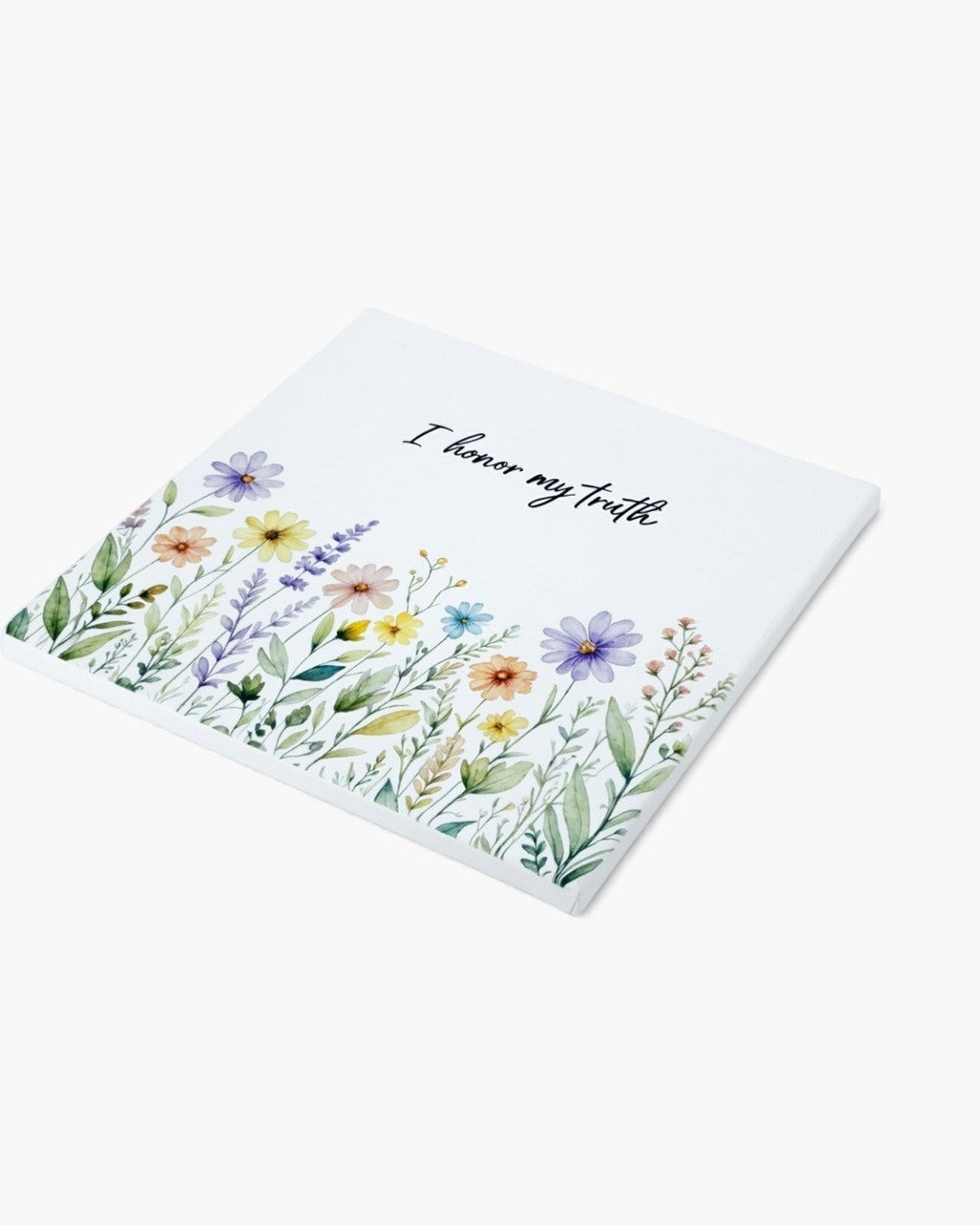 I Honor My Truth Affirmation Print Canvas Wall Art