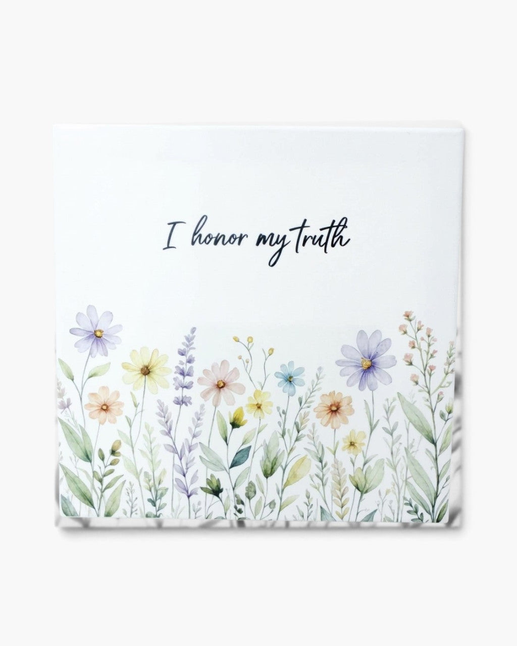 I Honor My Truth Affirmation Print Canvas Wall Art