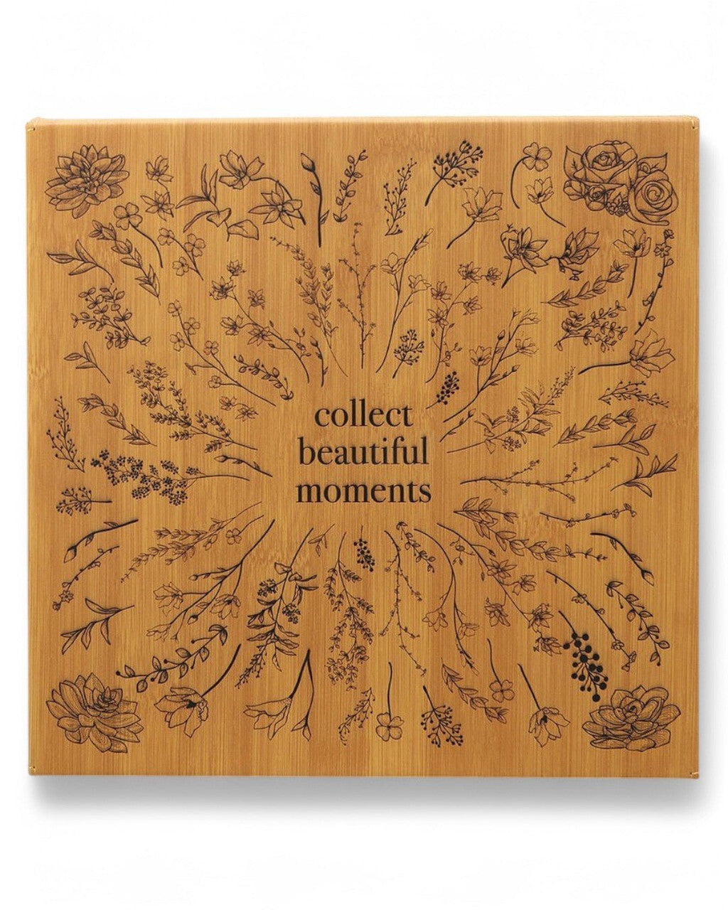 Collect Beautiful Moments Artistic Floral Wall Hanging - Wind Chimes