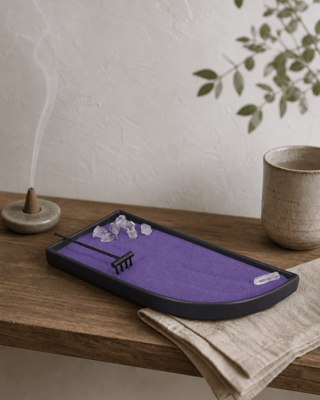 Crown Chakra Amethyst Meditation Zen Garden - Zen Garden