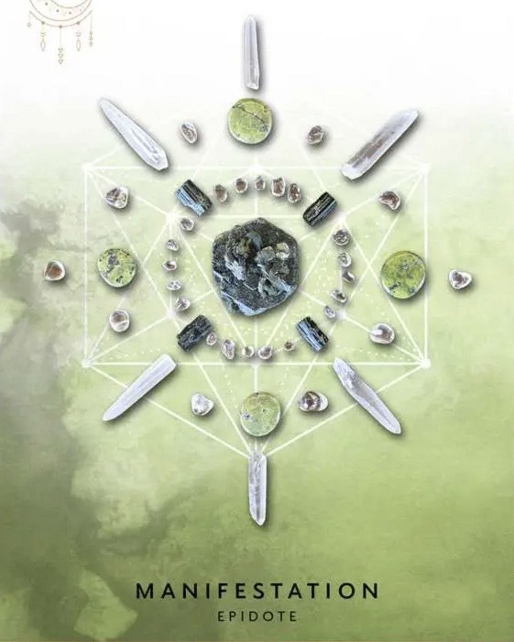 Crystal Grid Oracle – Deluxe 72 - Card Expansion Deck with Guidebook - Books