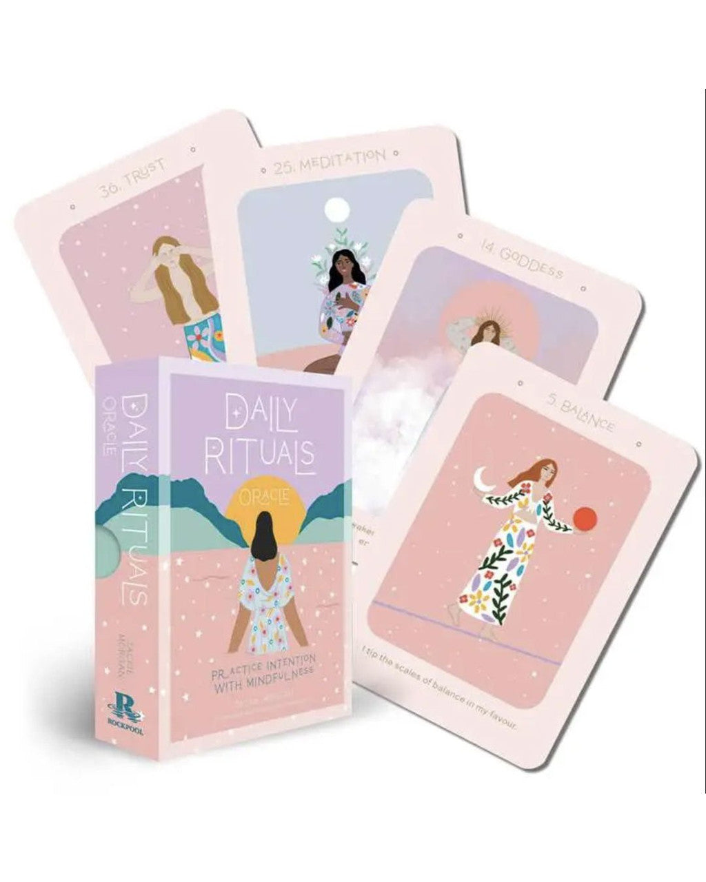 Daily Rituals Oracle – 36 - Card Intention Deck with Guidebook for Mindful Living - Books
