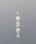 Dainty Sterling Silver Link Pendant with Meaningful Symbols - Charms & Pendants