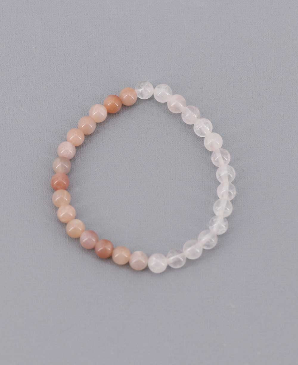 Duotone Gemstones Intention Stretch Bracelets - Bracelets Love