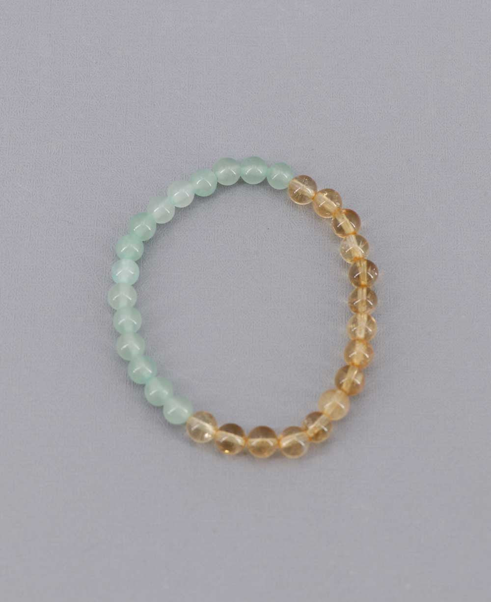 Duotone Gemstones Intention Stretch Bracelets - Bracelets Luck
