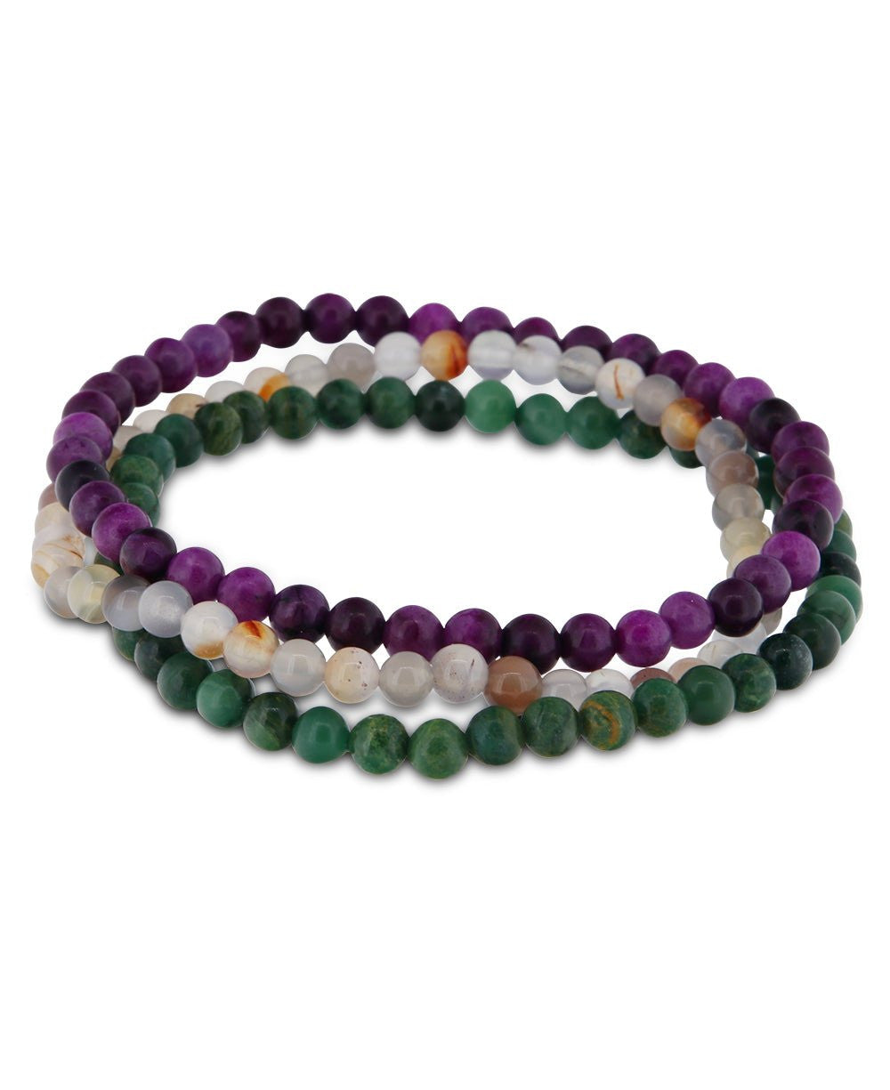 Energy Bracelets for Positive Attitude and Change, Set of 3 - Bracelets
