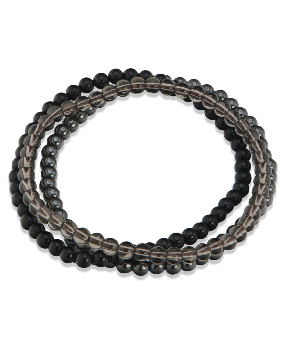 Energy Bracelets for Protection and Centering, Set of 3 - Bracelets