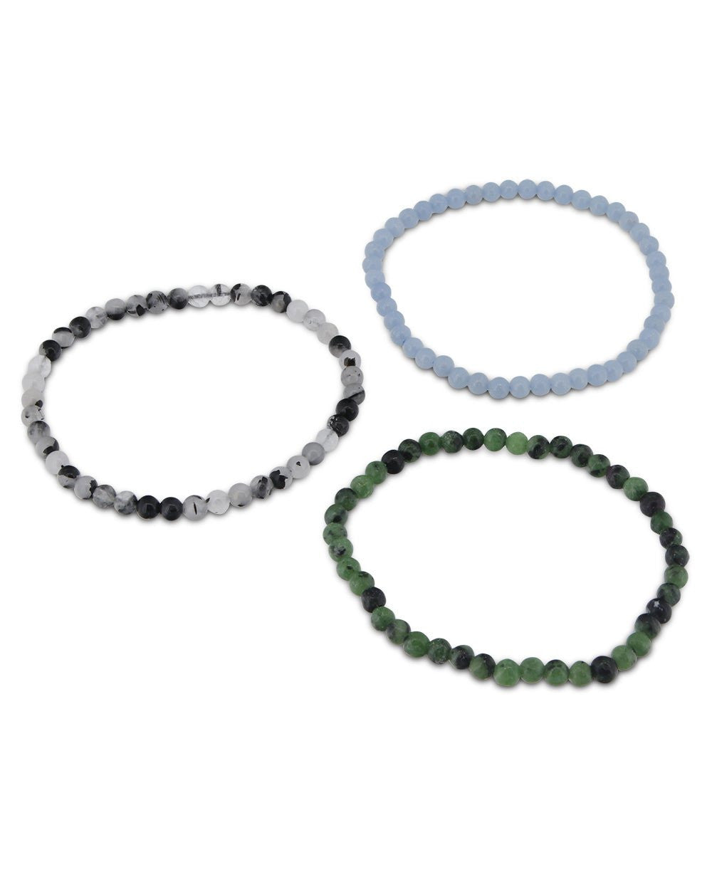 Energy Bracelets for Spiritual Intention, Set of 3 - Bracelets
