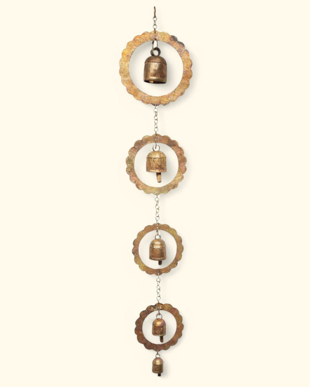 Fair Trade Blossom Chime with Indian Bells - Wall Art
