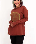 Fair Trade Organic Cotton Greatness Takes Time Long Sleeve Yoga Tunic Tee - Shirts & Tops S