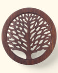Fair Trade Tree of Life Rosewood Trivet or Wall Hanging - Trivets