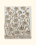 Fairtrade Carved Lotus Wood Wall Hanging Panel - Posters, Prints, & Visual Artwork