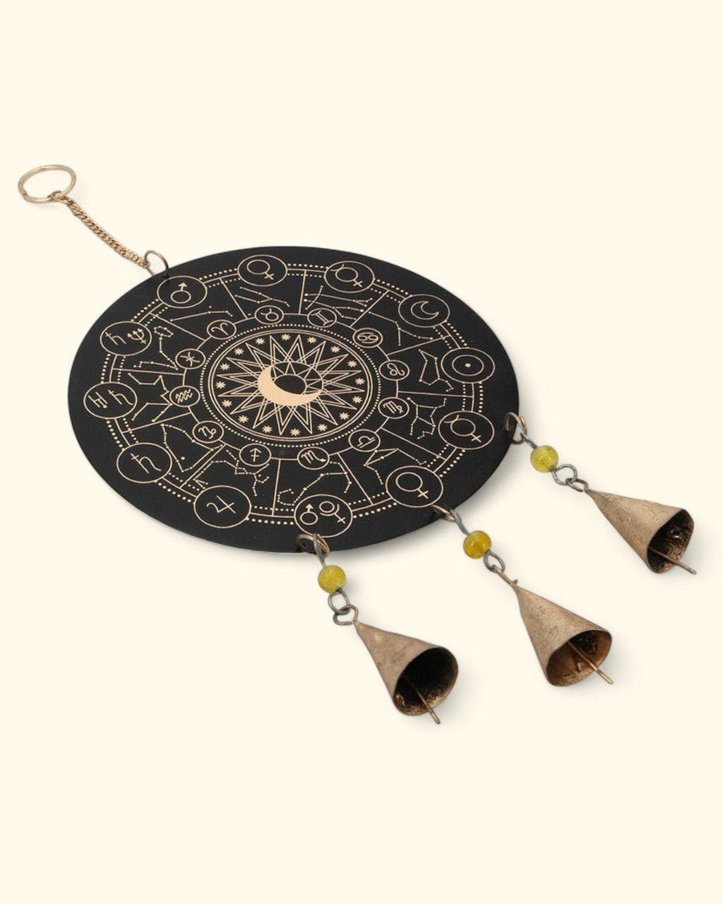 Fairtrade Moon Design Zodiac Celestial Wind Chime - Wind Chimes