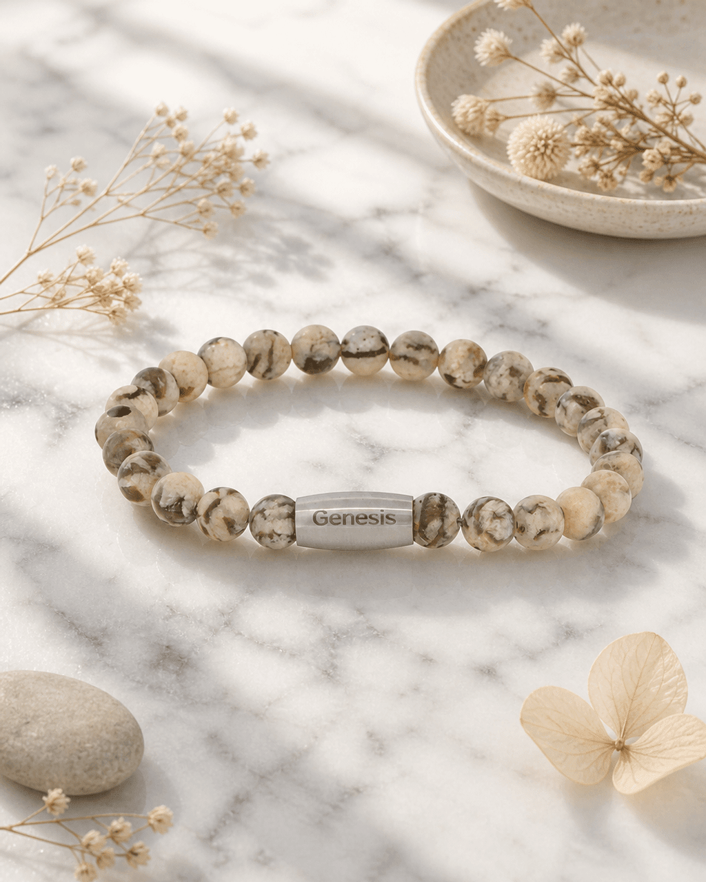 Feldspar Gemstone Bracelet - Bracelets 7"