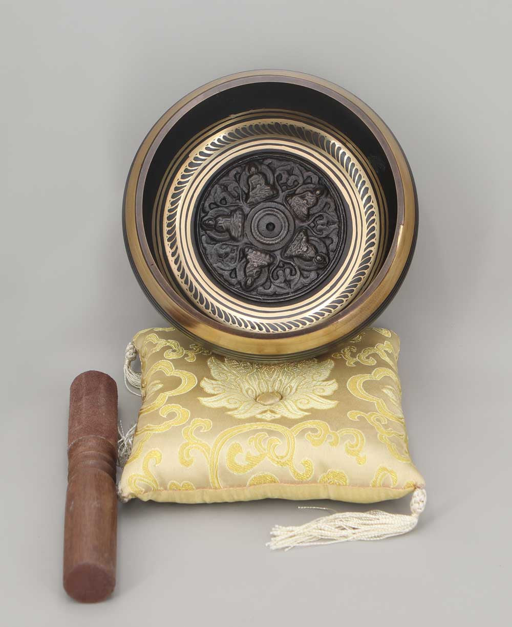 Five Dhyani Buddhas Singing Bowl - Hand Bells & Chimes