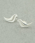 Fly Free Sterling Silver Bird Earrings - Meaningful Jewelry