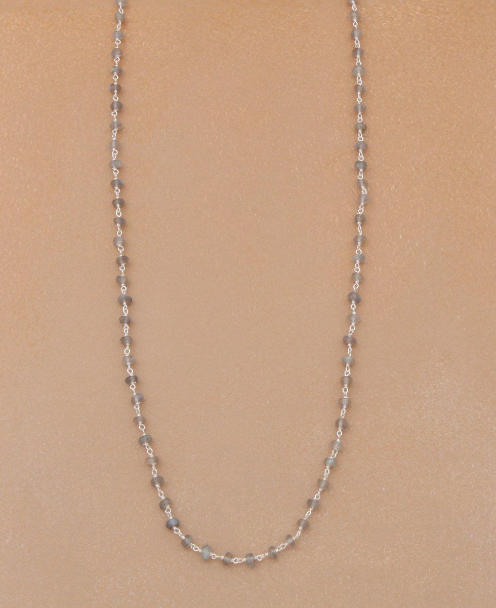 Gemstone Necklace Chain - Chains Amethyst