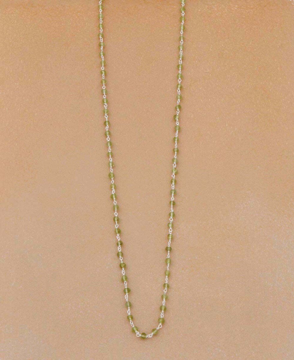 Gemstone Necklace Chain - Chains Amethyst