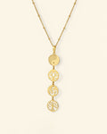 Gold Plated Lotus, Yin Yang, Tree of Life, Om Neckalce - Necklaces