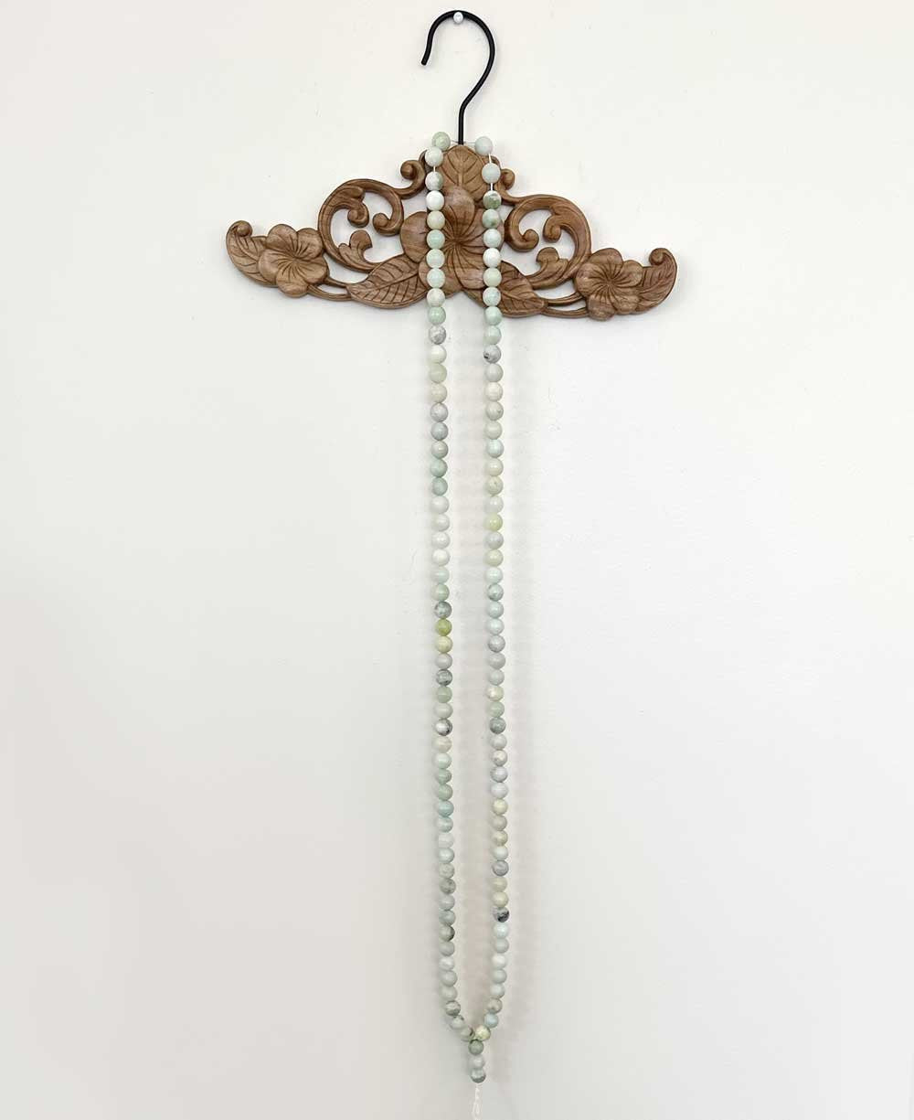 Green Jade Beads Decorative Strand - Wreaths & Garlands