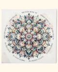 Harmony And Wisdom Mandala Inspirational Canvas Print - Posters, Prints, & Visual Artwork