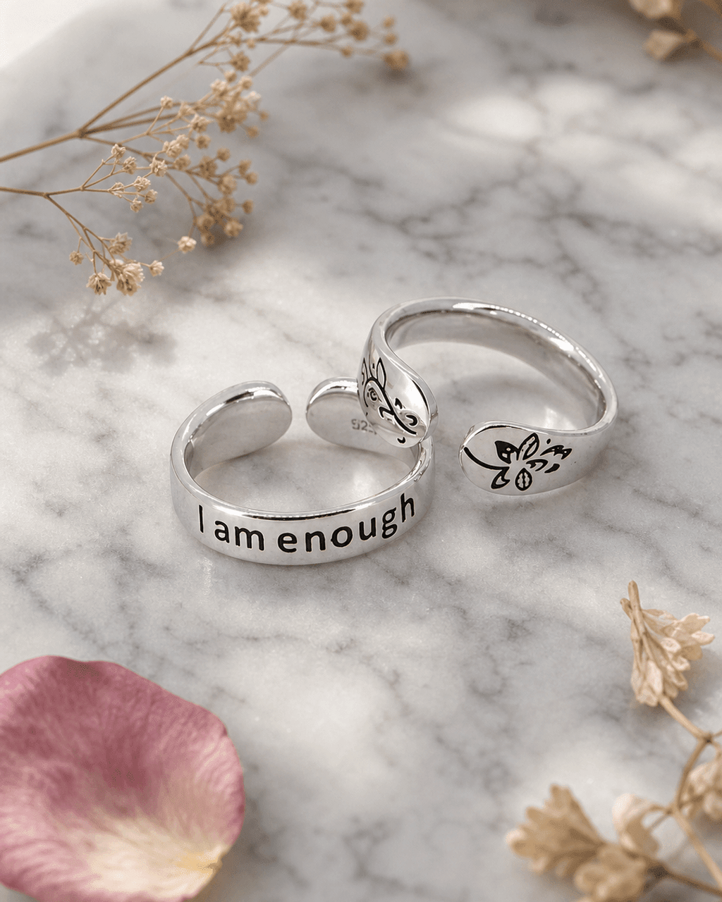 I Am Enough Affirmation Ring - Rings