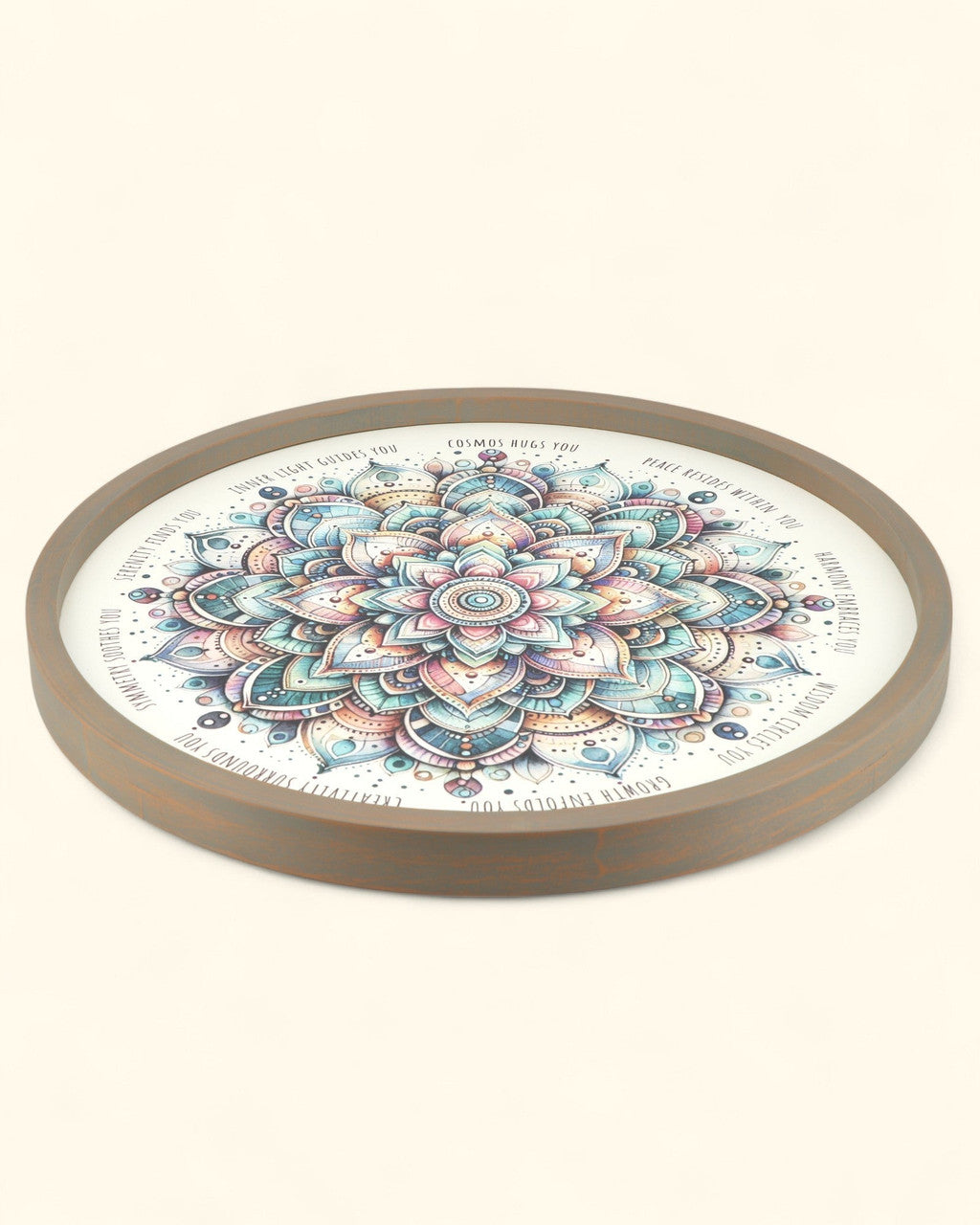 Imperfectly Perfect Mandala Affirmation Wall Art - Posters, Prints, & Visual Artwork