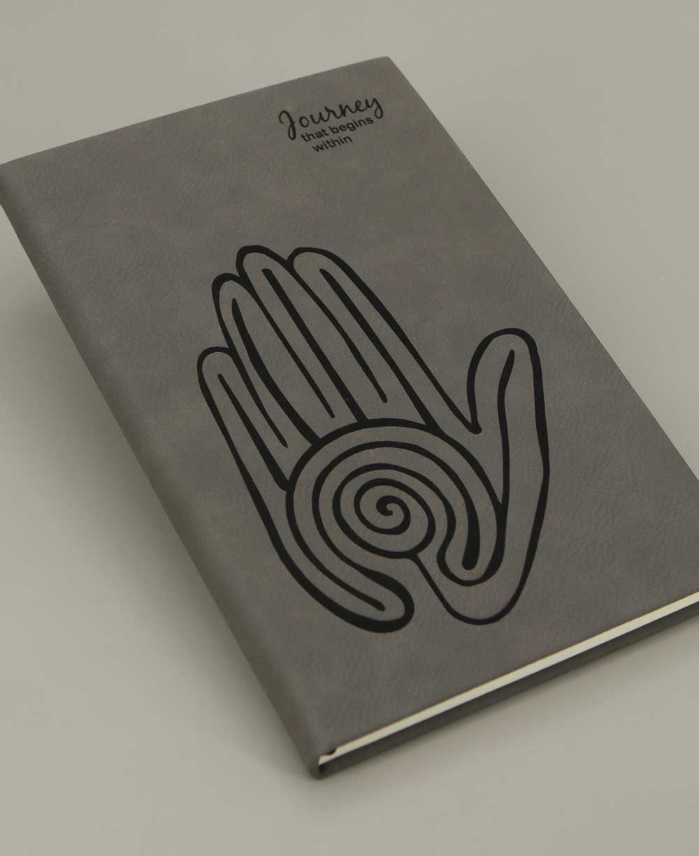 Journey That Begins Within Labyrinth Meditation Journal - Media Slate