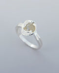 Labradorite and Sterling Silver Floral Ring - New Size 6