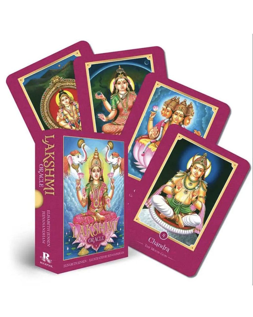 Lakshmi Oracle – 36 - Card Hindu Deity Oracle Deck with Guidebook - Books