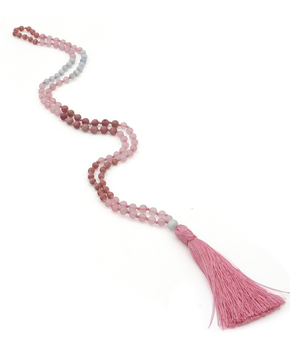 Loving Kindness Gemstone Energy Mala - Prayer Beads