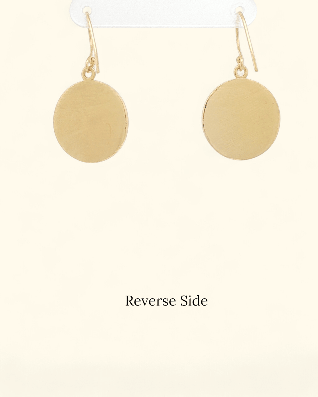 Mandala Lotus Earrings — Gold - Plated Brass Drop Earrings with French Hooks - Earrings