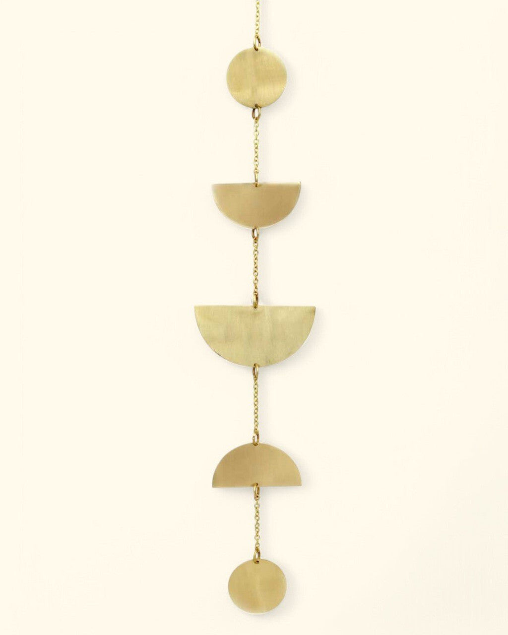 Moon Phase Wall Hanging, Brass - Posters, Prints, & Visual Artwork