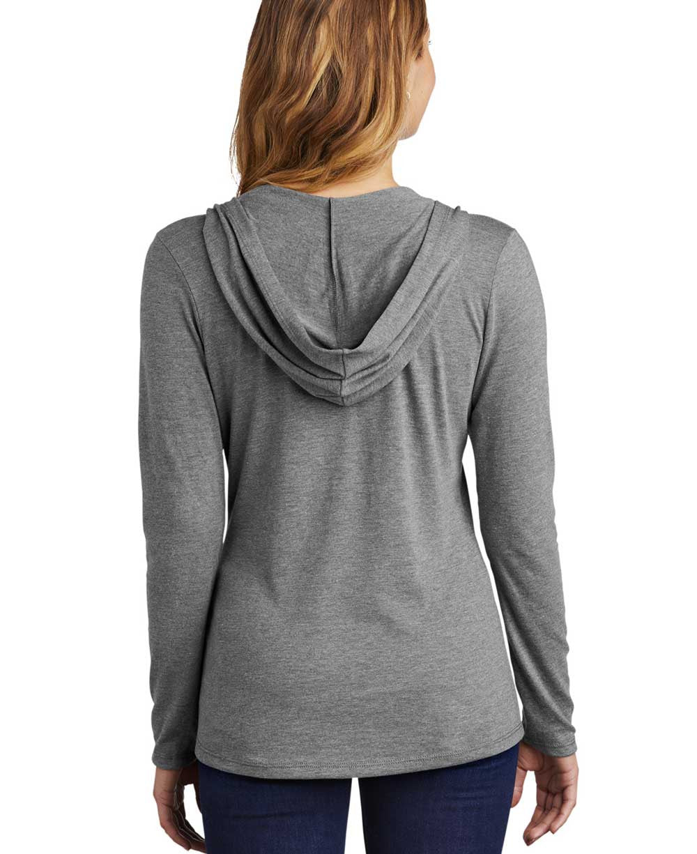 Namaste Penguin Long Sleeve Lightweight Hooded Tee - Shirts & Tops S