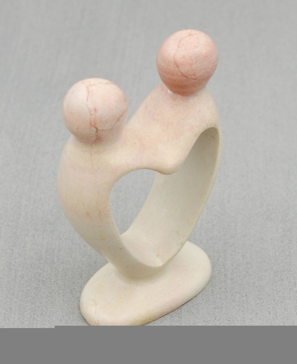 One Heart, One Love: Hand - Carved Couples Statue - Home