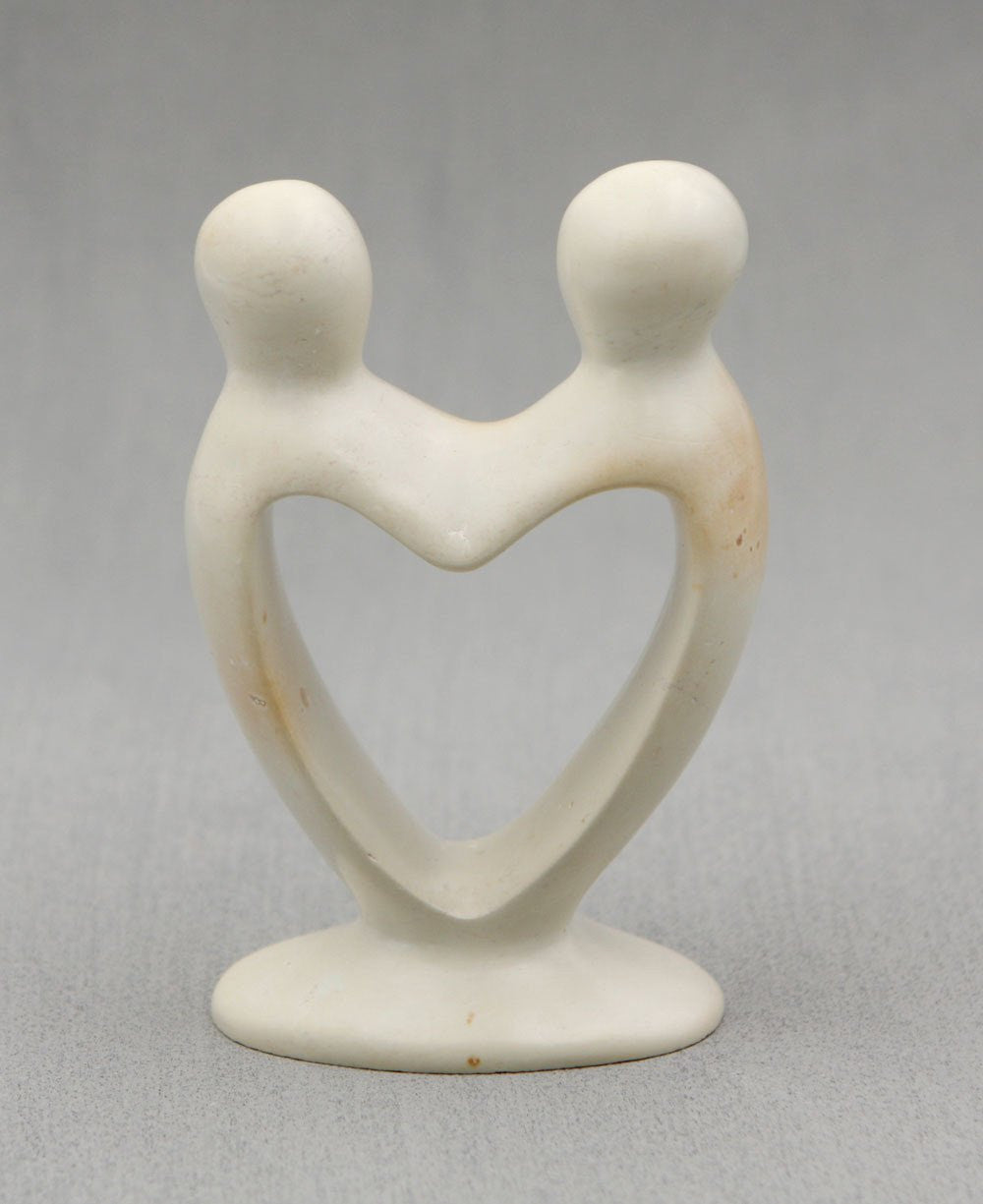 One Heart, One Love: Hand - Carved Couples Statue - Home