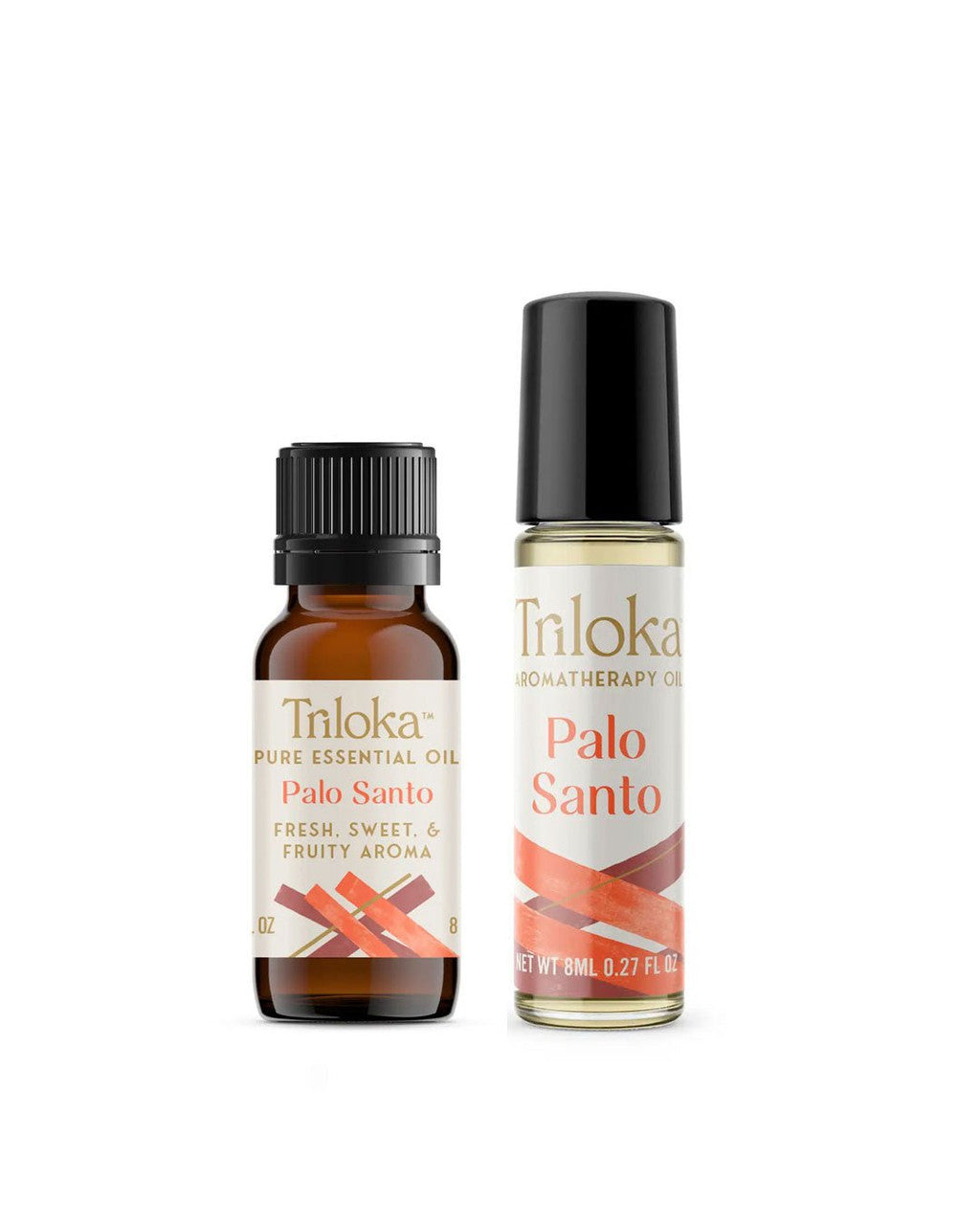 Palo Santo Aromatherapy Duo – Roll - On & Essential Oil Set - Wellness