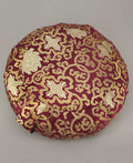 Plum Purple Brocade Zafu Meditation Cushion - Massage Cushions