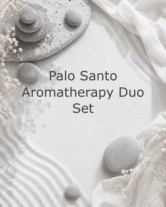Palo Santo Aromatherapy Duo – Roll-On & Essential Oil Set