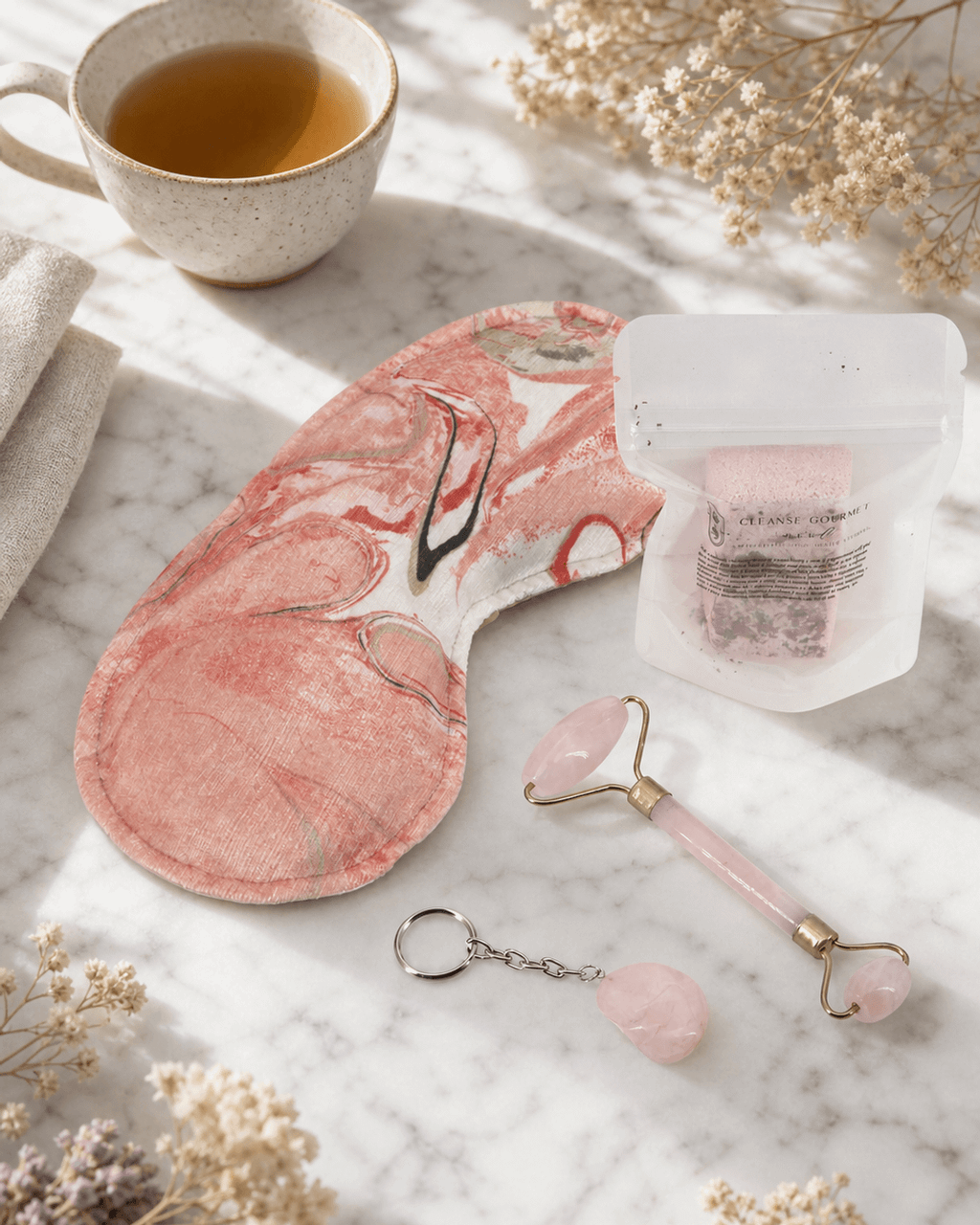 Rose Self Care Daily Ritual Kit - Manual Massage Tools