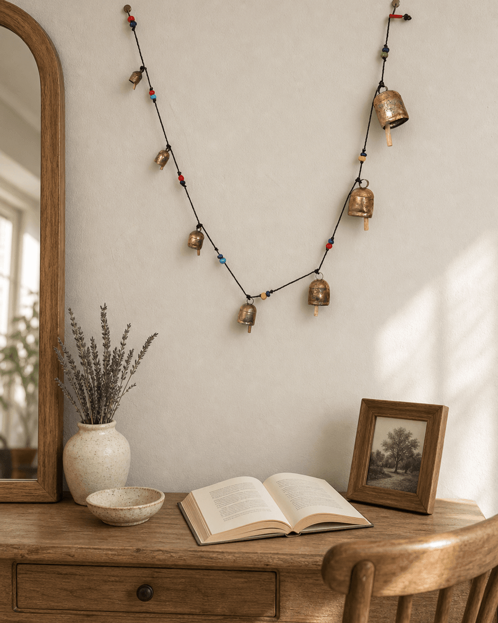 Seven Bells Chime Wall Hanging, Fairtrade - Wall Art