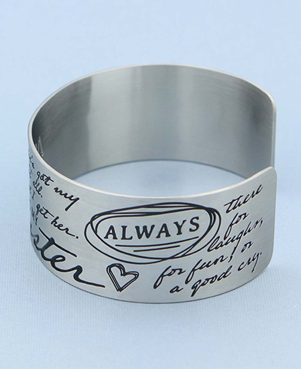 Soul Sister Inspirational Cuff Bracelet - Bracelets