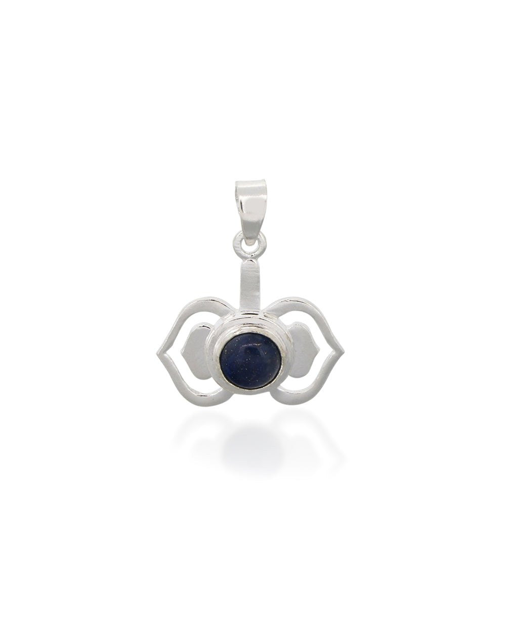 Sterling Silver Gemstone Chakra Pendants, Sold Individually - Charms & Pendants Third Eye Chakra