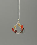 Sterling Silver Healing Vine Pendant for Grounding and Strength - Charms & Pendants