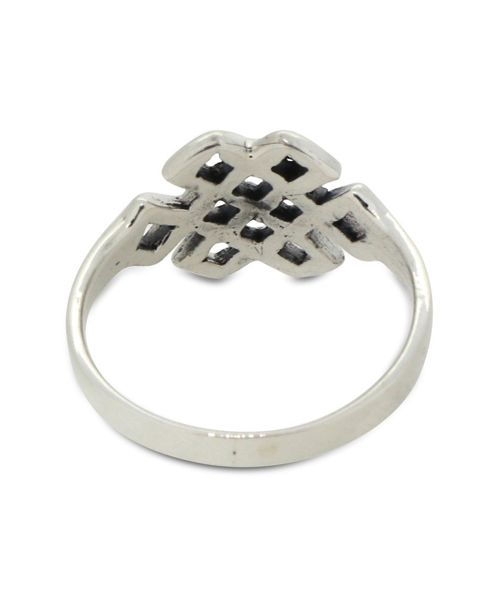 Sterling Silver Infinite Knot Ring - Rings Size 6