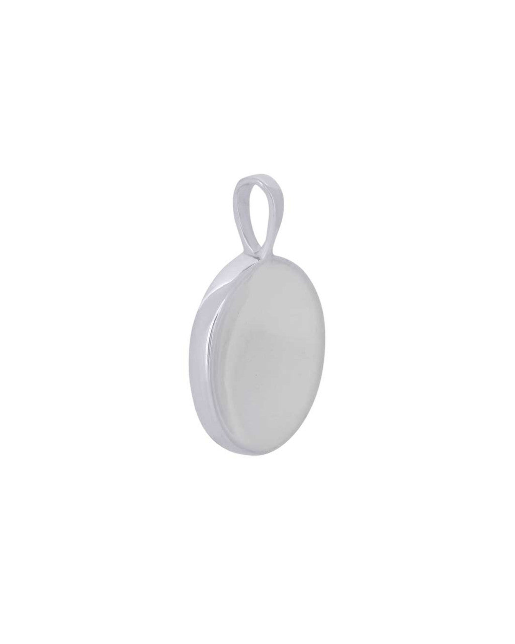 Sterling Silver Mother of Pearl Yin Yang Pendant - Charms & Pendants Blue