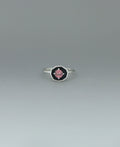 Sterling Silver Pink Tourmaline Ring - Rings 6