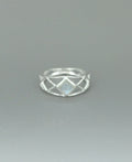 Sterling Silver Rainbow Moonstone Ring - Rings 6